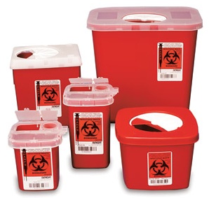 Biohazard Waste Disposal Containers for St. Petersburg Florida Biomedical Waste Removal Project